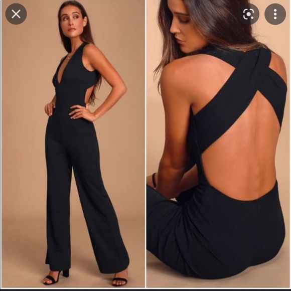 Lulus Black Jumpsuit - Picture 1 of 7